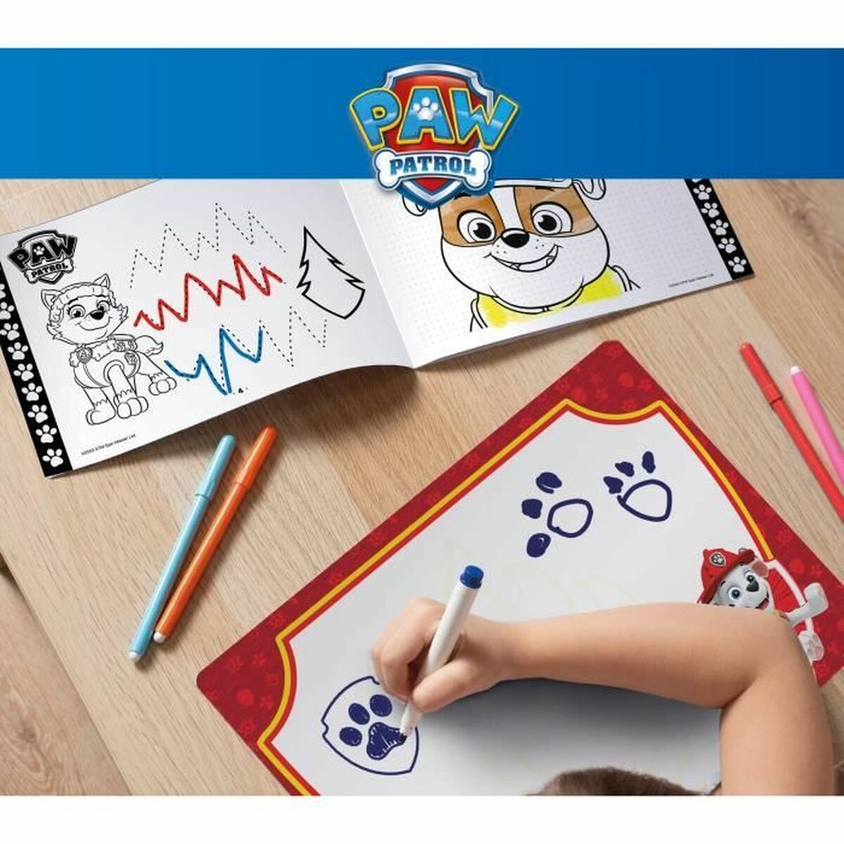 Fișe pentru desenat Lisciani Giochi Paw Patrol Multicolor - Jucarii si jocuri, Activități creative