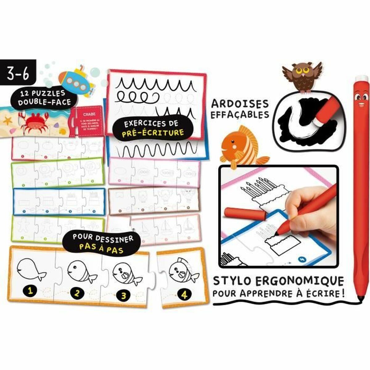 Joc Educativ Lisciani Giochi École de Dessin (FR) - Jucarii si jocuri, Jocuri și accesorii