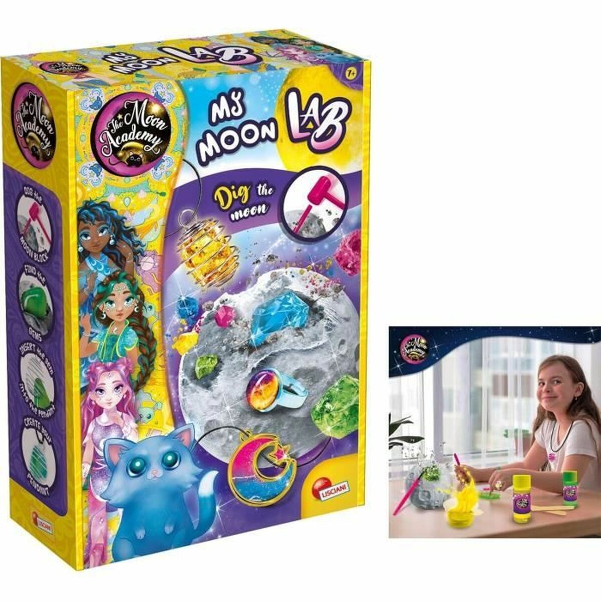Set de Lucru Manual Lisciani Giochi The Moon Academy My Moon Multicolor - Jucarii si jocuri, Activități creative