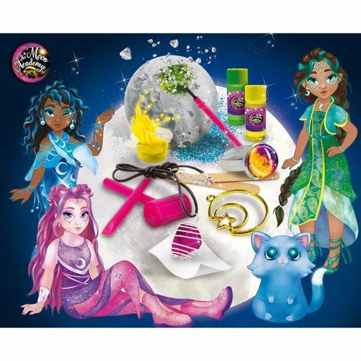 Set de Lucru Manual Lisciani Giochi The Moon Academy My Moon Multicolor - Jucarii si jocuri, Activități creative