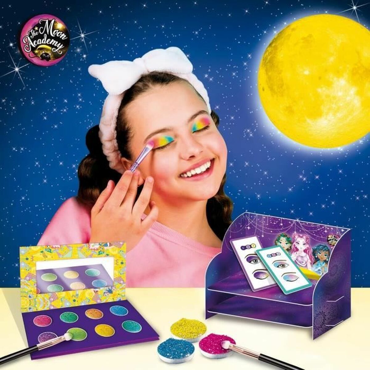 Set de Lucru Manual Lisciani Giochi The Moon Academy Moon eyeshadows - Jucarii si jocuri, Costume și accesorii