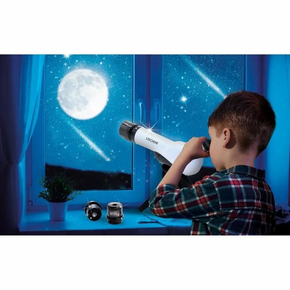Telescop pentru copii Lisciani Giochi SOY UN GENIO - Jucarii si jocuri, Învățare și educație