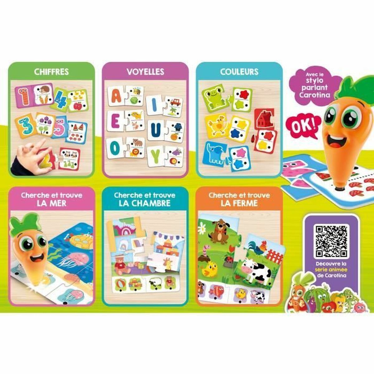 Joc Educativ Lisciani Giochi CAROTINA BABY - Jucarii si jocuri, Jocuri și accesorii