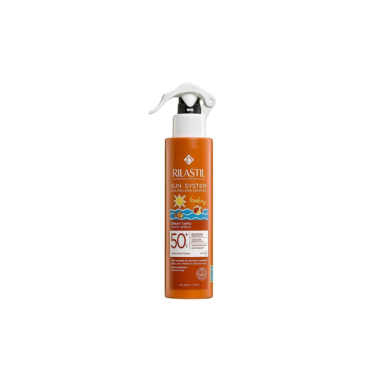 Protector Solar pentru Copii Spray Rilastil Sun System Baby SPF 50+ 200 ml - Bebelus, Igienă și îngrijire