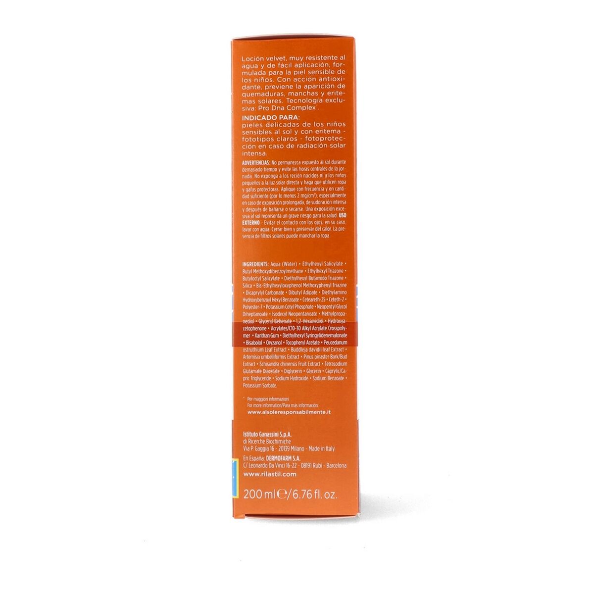 Lapte Solar pentru Copii Rilastil Sun System Spf 50+ (200 ml) - Bebelus, Igienă și îngrijire