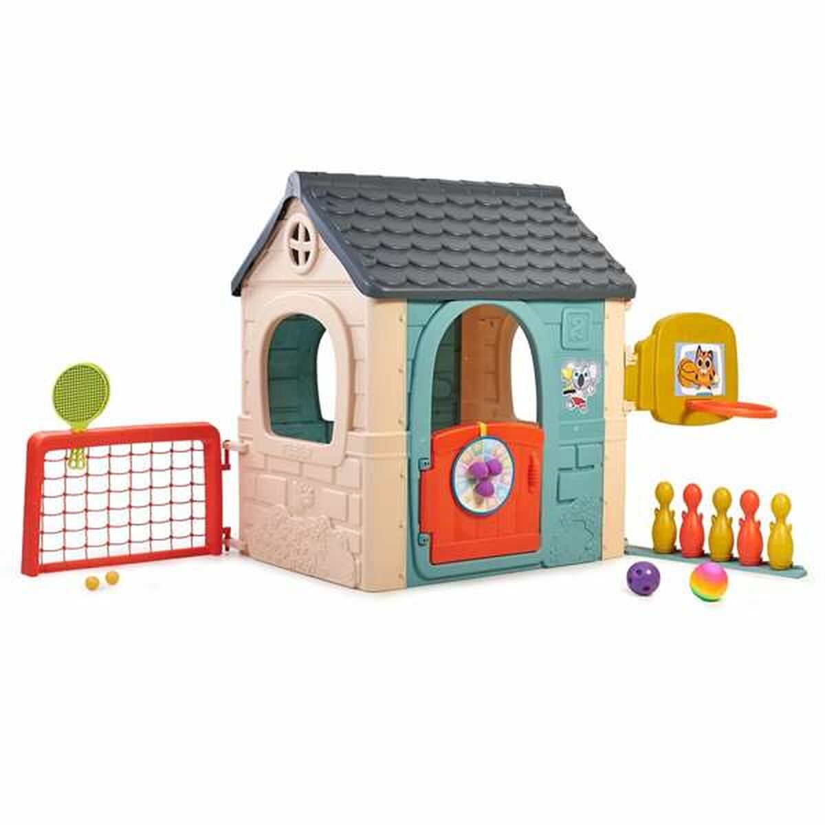 Casă pentru Copii de Joacă Feber Casual 6 Activities 232 x 124 x 138 cm - Jucarii si jocuri, În aer liber și sport