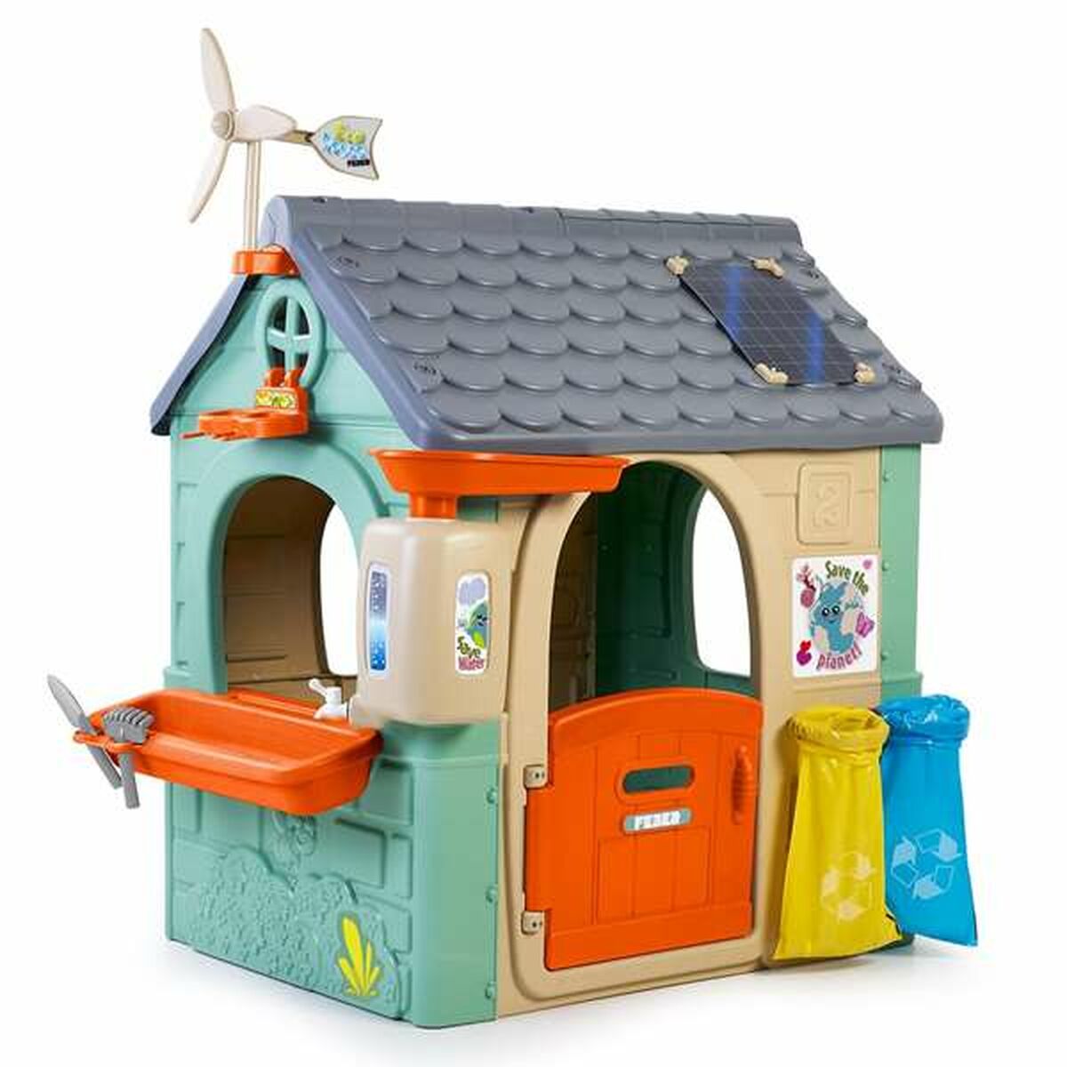 Casă pentru Copii de Joacă Feber Recycle Eco House 20 x 105,5 x 109,5 cm - Jucarii si jocuri, În aer liber și sport