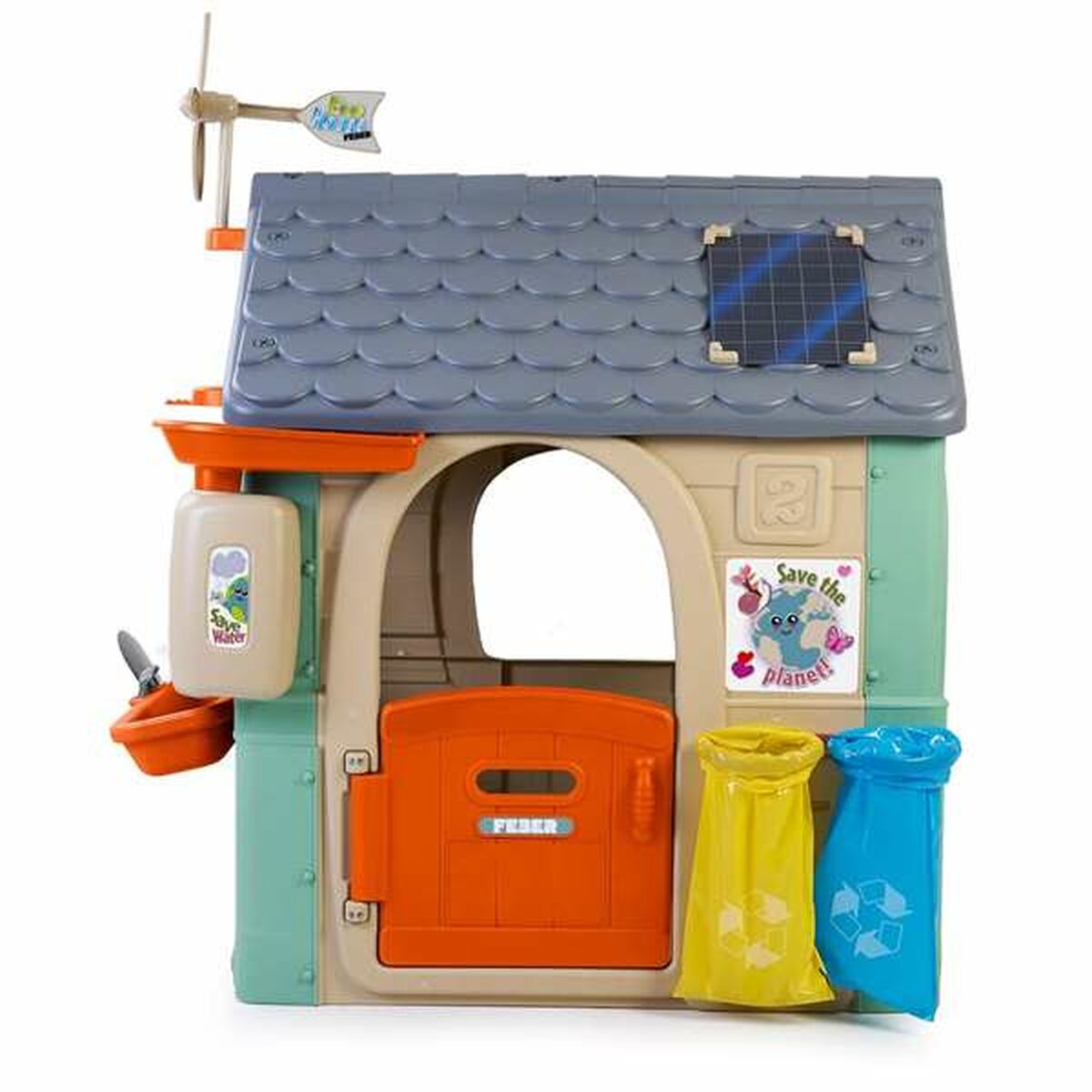 Casă pentru Copii de Joacă Feber Recycle Eco House 20 x 105,5 x 109,5 cm - Jucarii si jocuri, În aer liber și sport