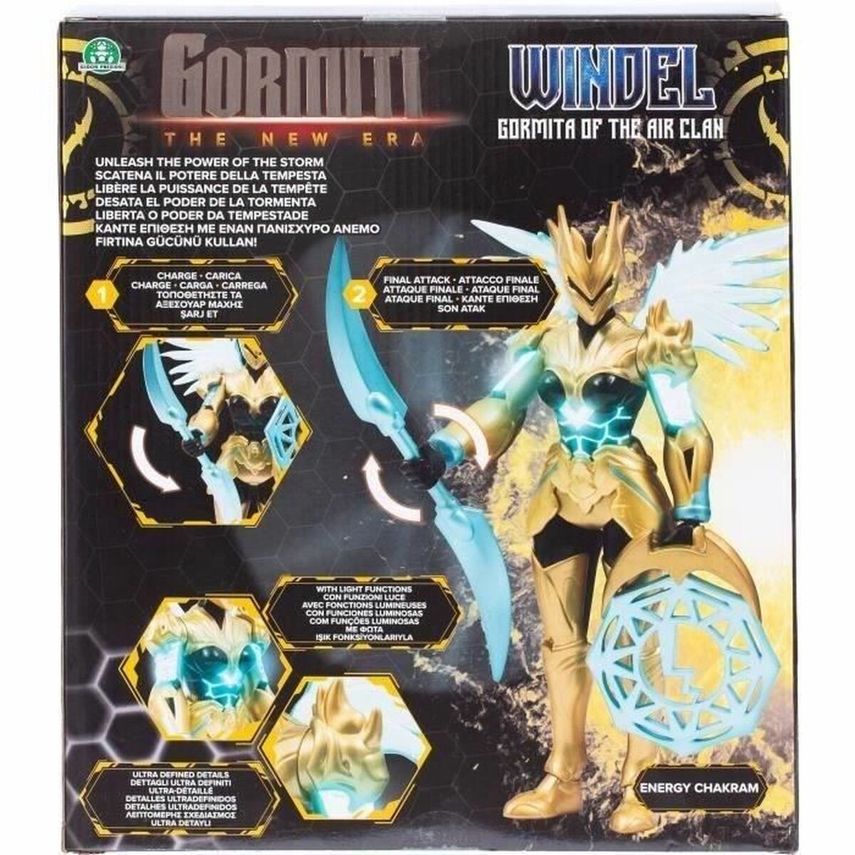 Playset Gormiti Gormiti with Air light attack 27 cm - Jucarii si jocuri, Păpuși și figurine