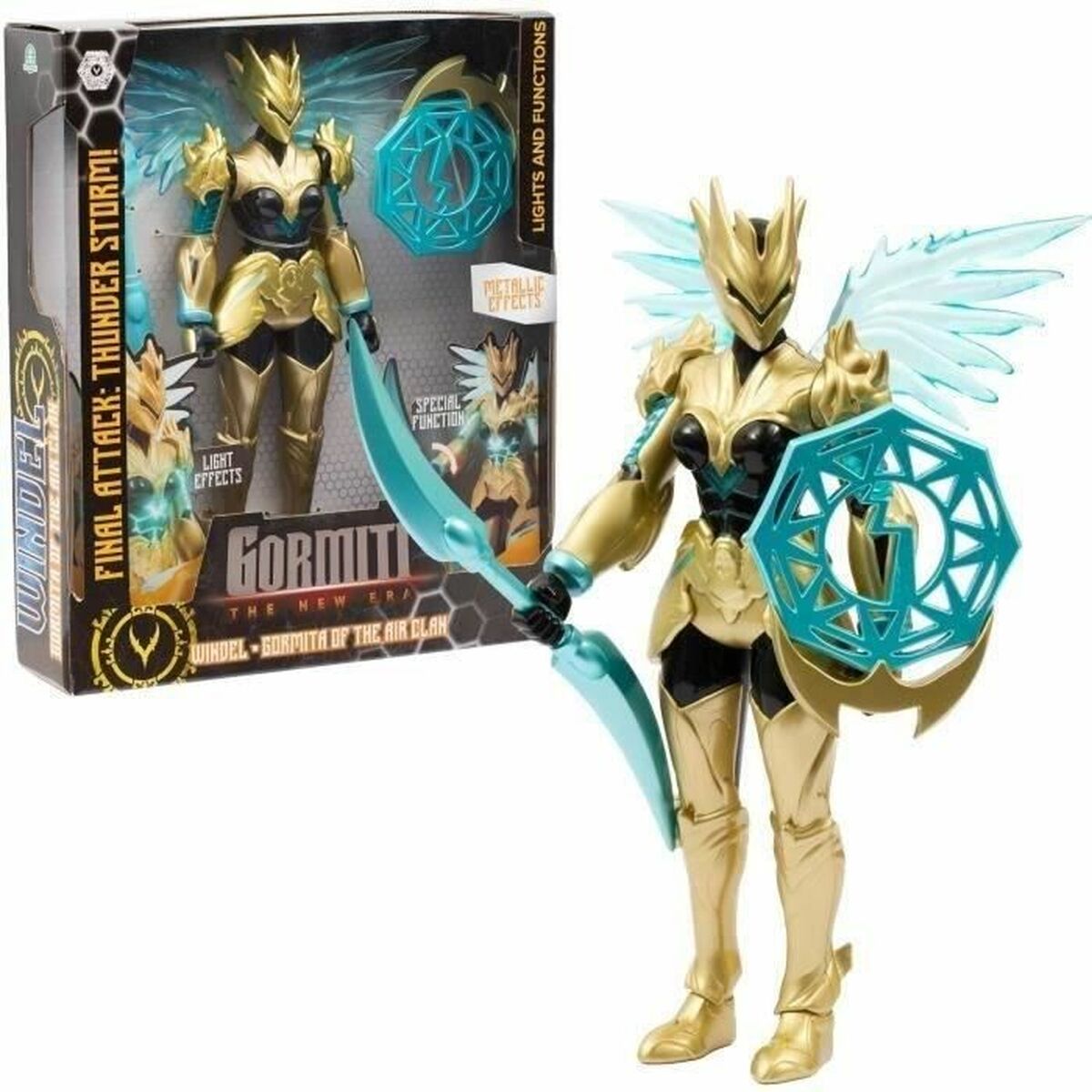 Playset Gormiti Gormiti with Air light attack 27 cm - Jucarii si jocuri, Păpuși și figurine