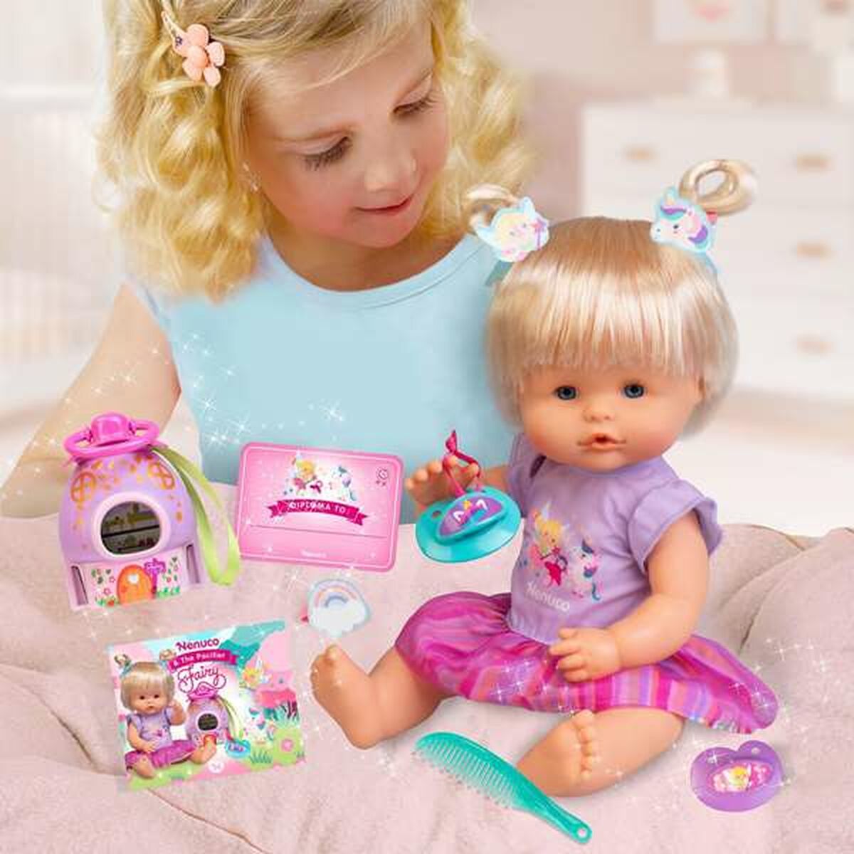 Păpușă Bebe Nenuco Fairy 35 cm - Jucarii si jocuri, Păpuși și accesorii