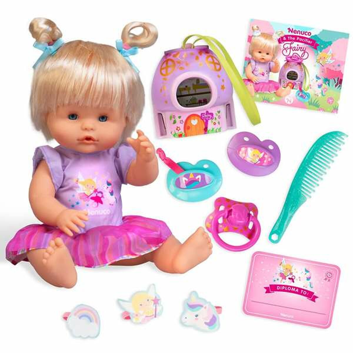 Păpușă Bebe Nenuco Fairy 35 cm - Jucarii si jocuri, Păpuși și accesorii