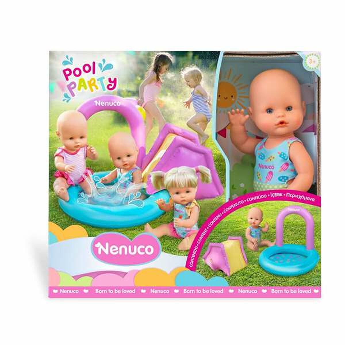 Păpușă Bebe Nenuco Pool Party 35 cm - Jucarii si jocuri, Păpuși și accesorii