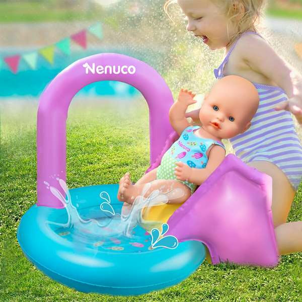 Păpușă Bebe Nenuco Pool Party 35 cm - Jucarii si jocuri, Păpuși și accesorii