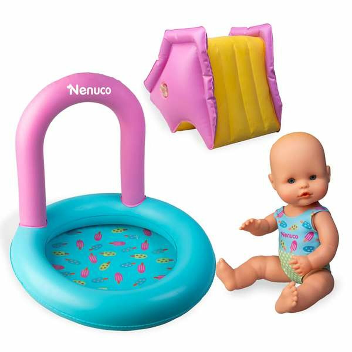 Păpușă Bebe Nenuco Pool Party 35 cm - Jucarii si jocuri, Păpuși și accesorii