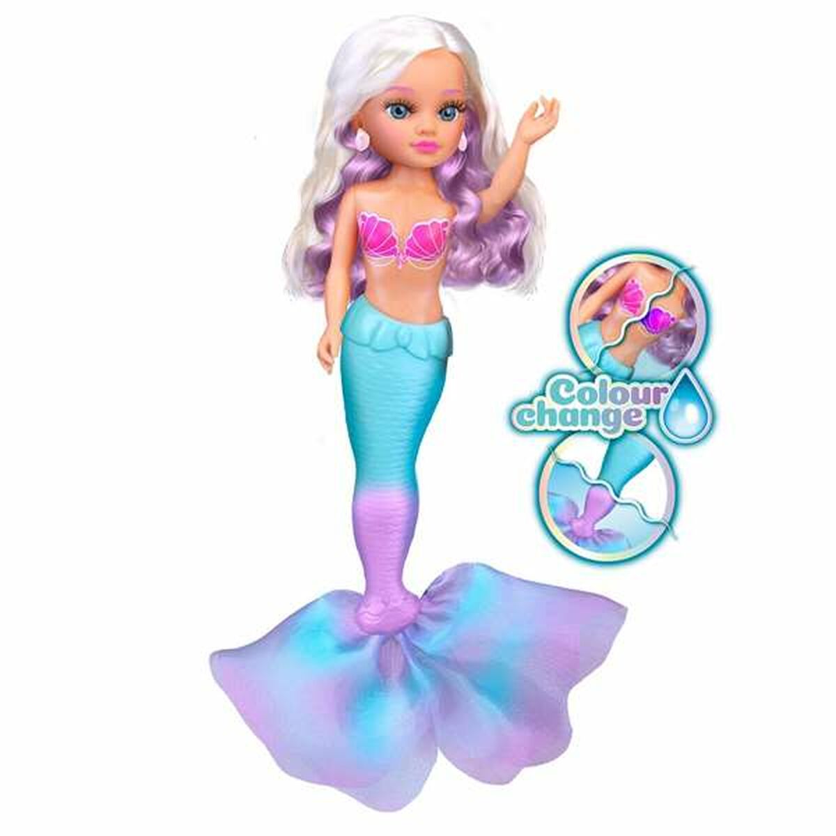 Păpușă Nancy Magic Colour Mermaid - Jucarii si jocuri, Păpuși și accesorii