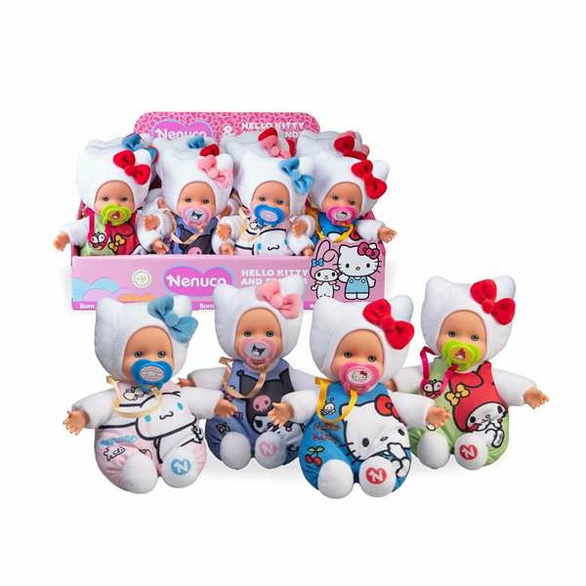 Păpușă bebeluș Nenuco Hello Kitty 15 cm - Jucarii si jocuri, Păpuși și accesorii