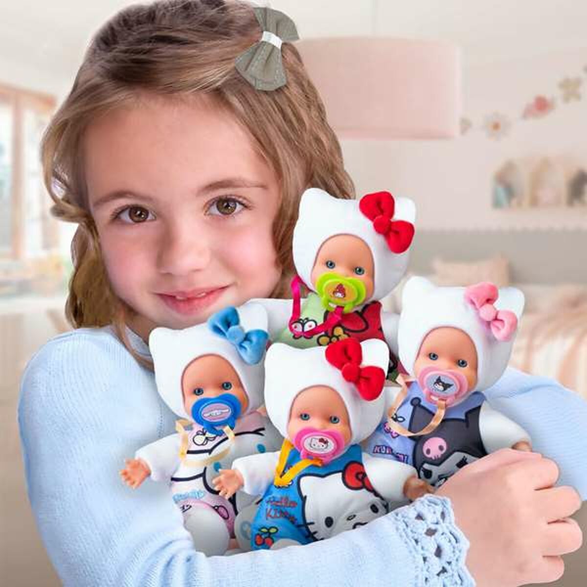 Păpușă bebeluș Nenuco Hello Kitty 15 cm - Jucarii si jocuri, Păpuși și accesorii