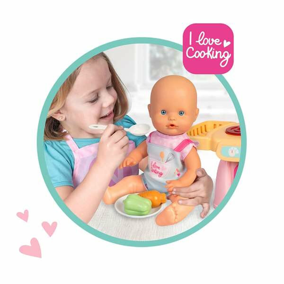 Păpușă bebeluș Famosa Magic Cooking 30 cm - Jucarii si jocuri, Păpuși și accesorii
