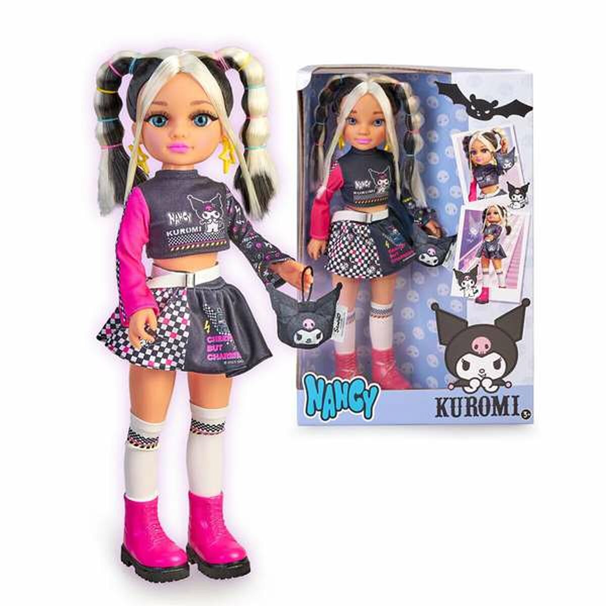 Păpușă Famosa Kuromi 42 cm - Jucarii si jocuri, Păpuși și accesorii