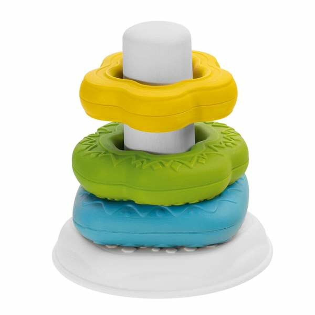 Blocuri Stivuibile Chicco Pyramid Inele - Bebelus, Jucăriile copilăriei timpurii