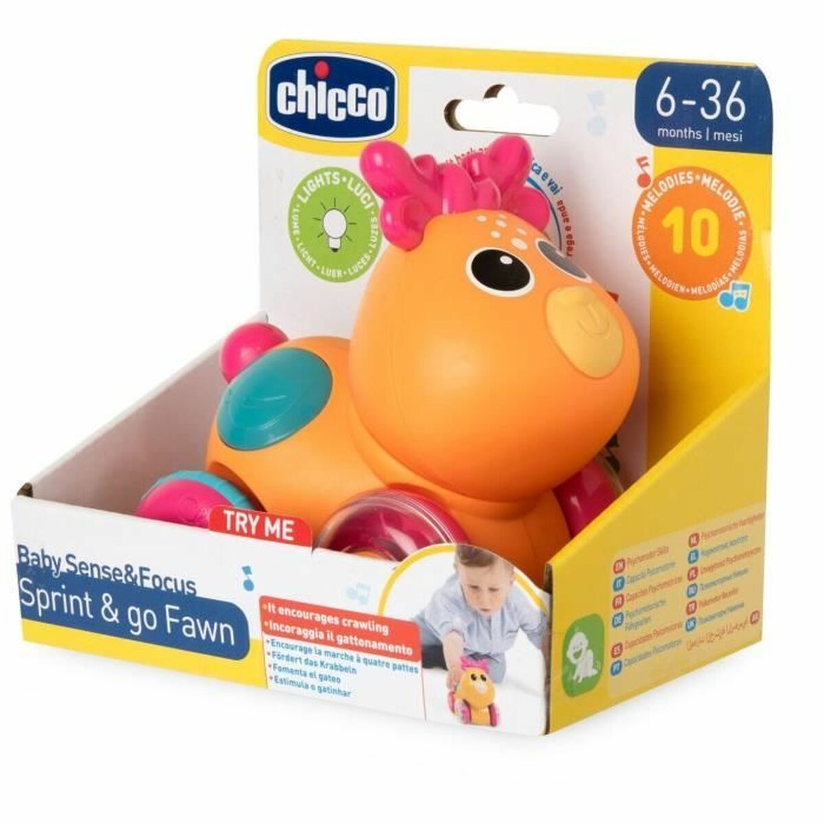 Jucărie de Pluș Chicco Multicolor - Jucarii si jocuri, Jucării de pluș