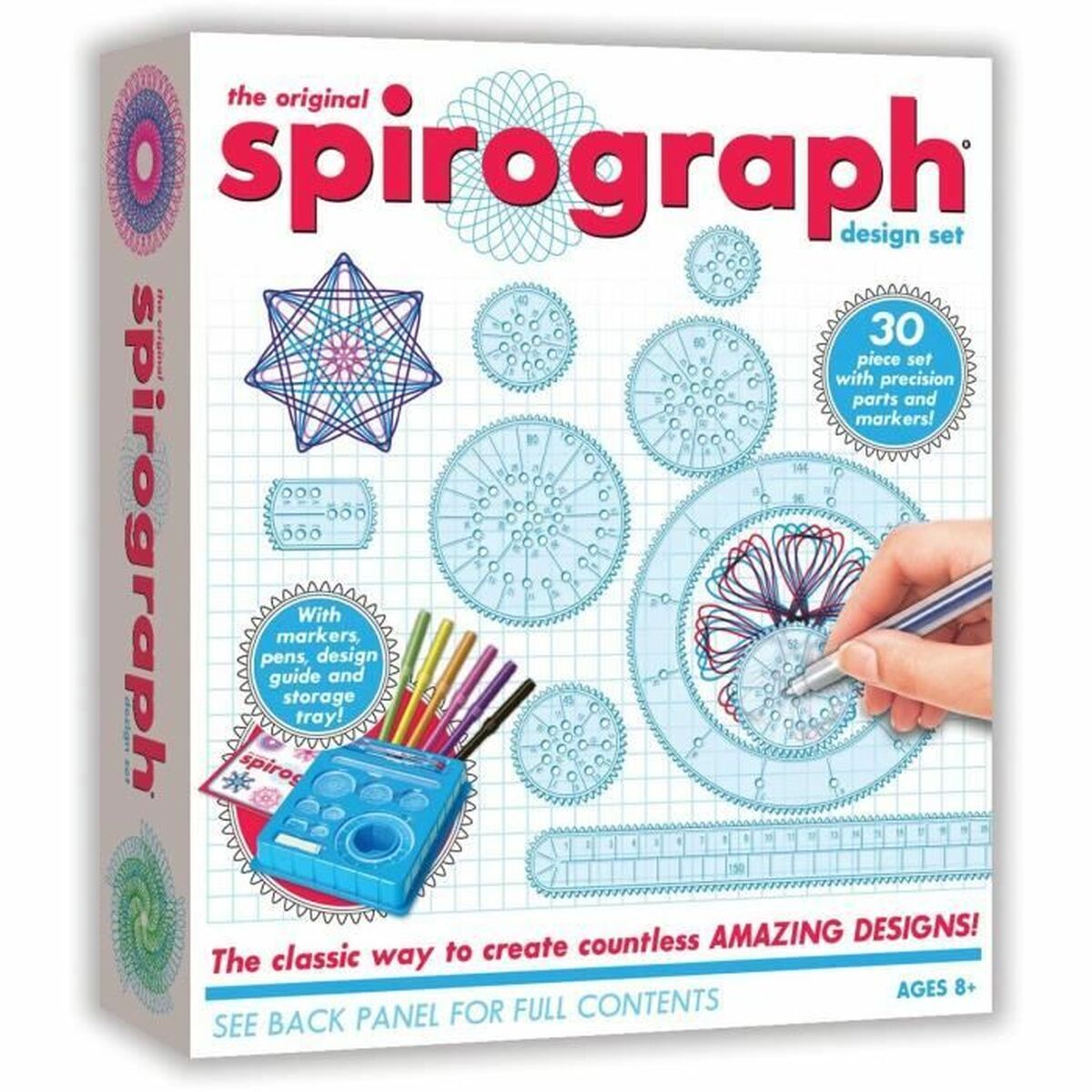 Set pentru desen Spirograph Silverlit 30 Piese - Jucarii si jocuri, Activități creative