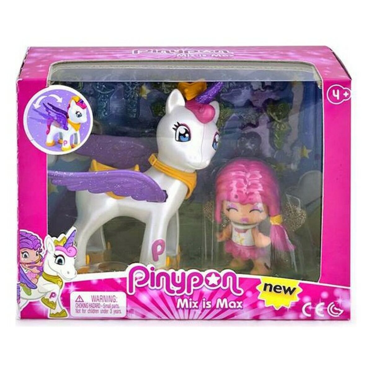 Set de figurine Pinypon Mix Is Max Unicorn Famosa - Jucarii si jocuri, Păpuși și figurine