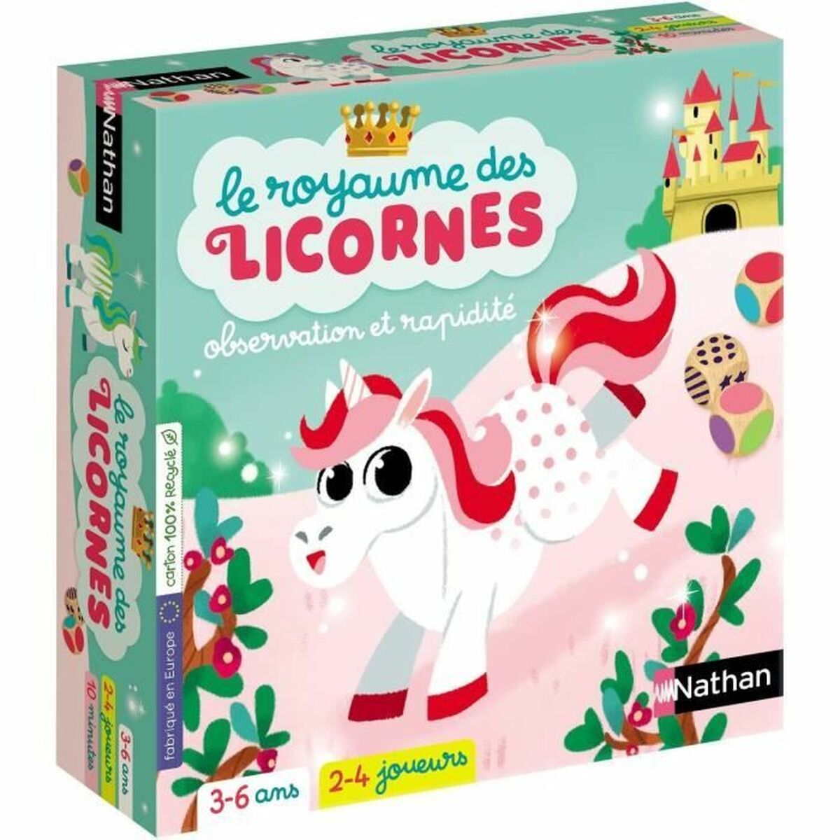 Joc de Masă Nathan Le royaume des licornes (FR) - Jucarii si jocuri, Jocuri și accesorii