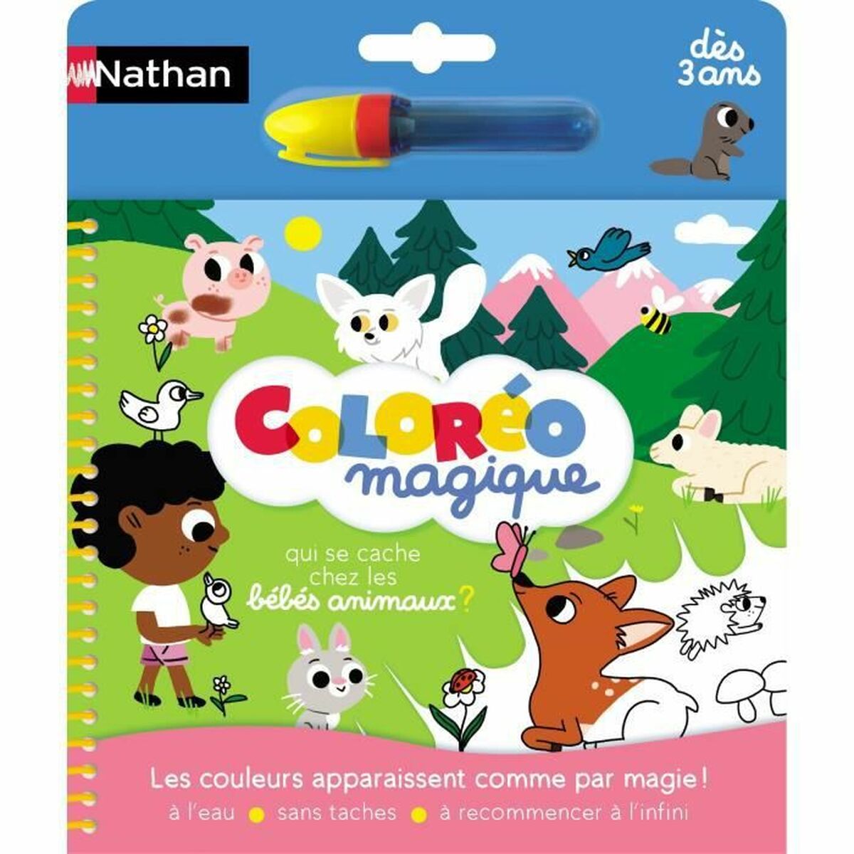 Set pentru desen Nathan Baby animals - Birou și papetărie, Arte și Meserii