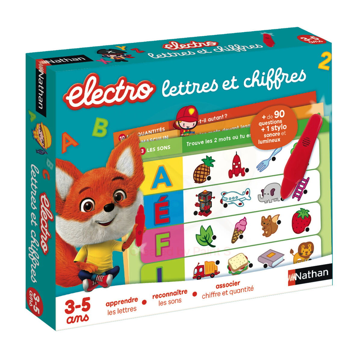 Joc Educativ Nathan Letters and Numbers (Franceză) - Jucarii si jocuri, Jocuri și accesorii