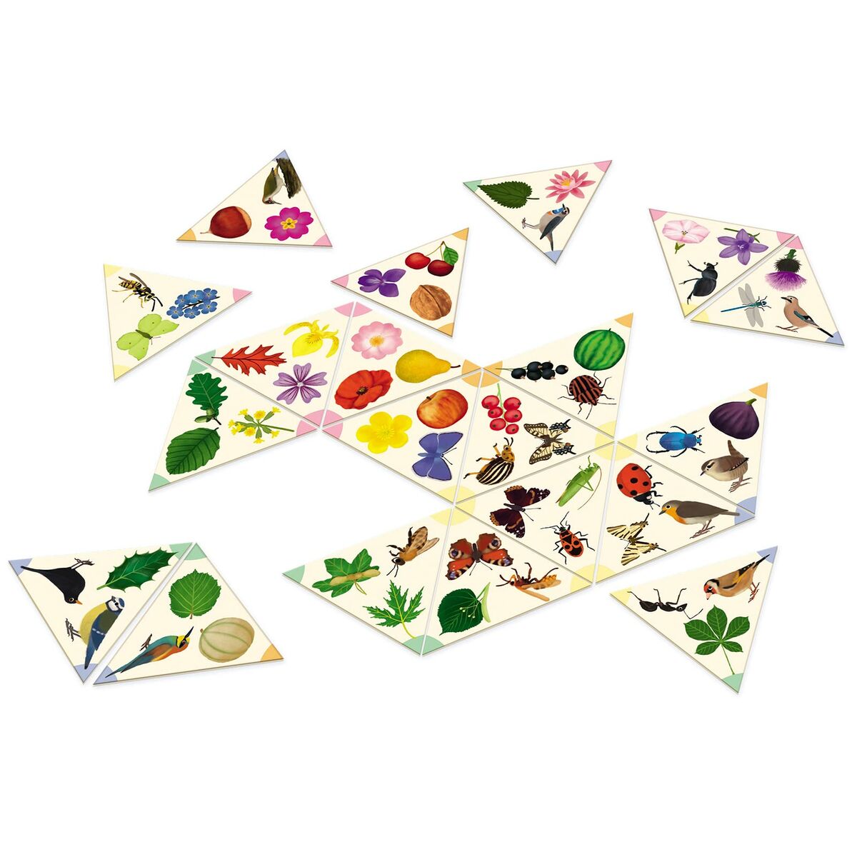 Joc de Masă Nathan Tridomino Du Jardin (FR) - Jucarii si jocuri, Instrumente muzicale pentru copii