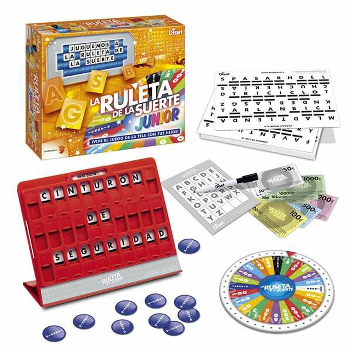 Joc Educativ Diset La Ruleta De La Suerte Junior - Jucarii si jocuri, Jocuri și accesorii
