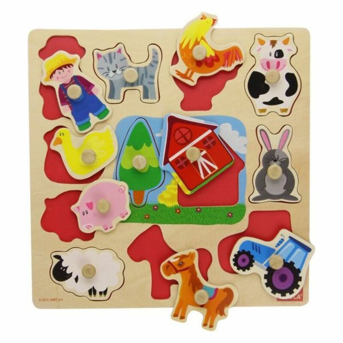 Puzzle pentru Copii din Lemn Goula 53025 (12 pcs) - Jucarii si jocuri, Puzzle-uri și puzzle-uri