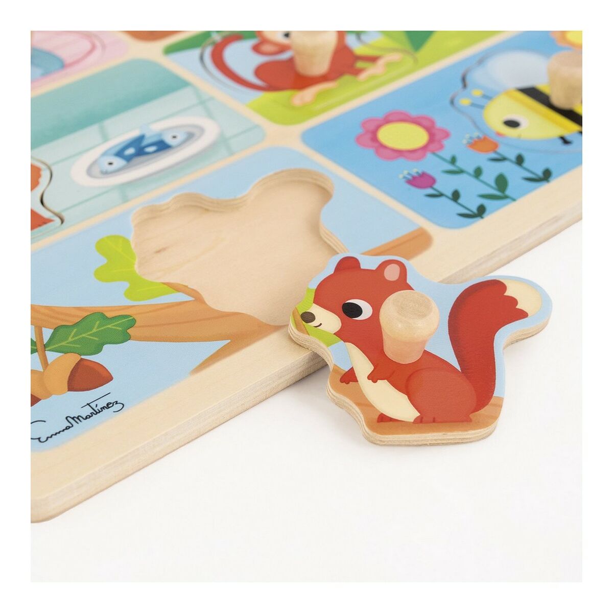 Puzzle pentru Copii din Lemn Goula My Favourite Food Lemn - Jucarii si jocuri, Puzzle-uri și puzzle-uri