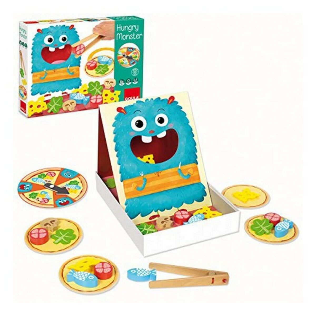 Joc de Îndemânare pentru Bebeluși Hungry Monster Goula 53172 - Jucarii si jocuri, Jocuri și accesorii
