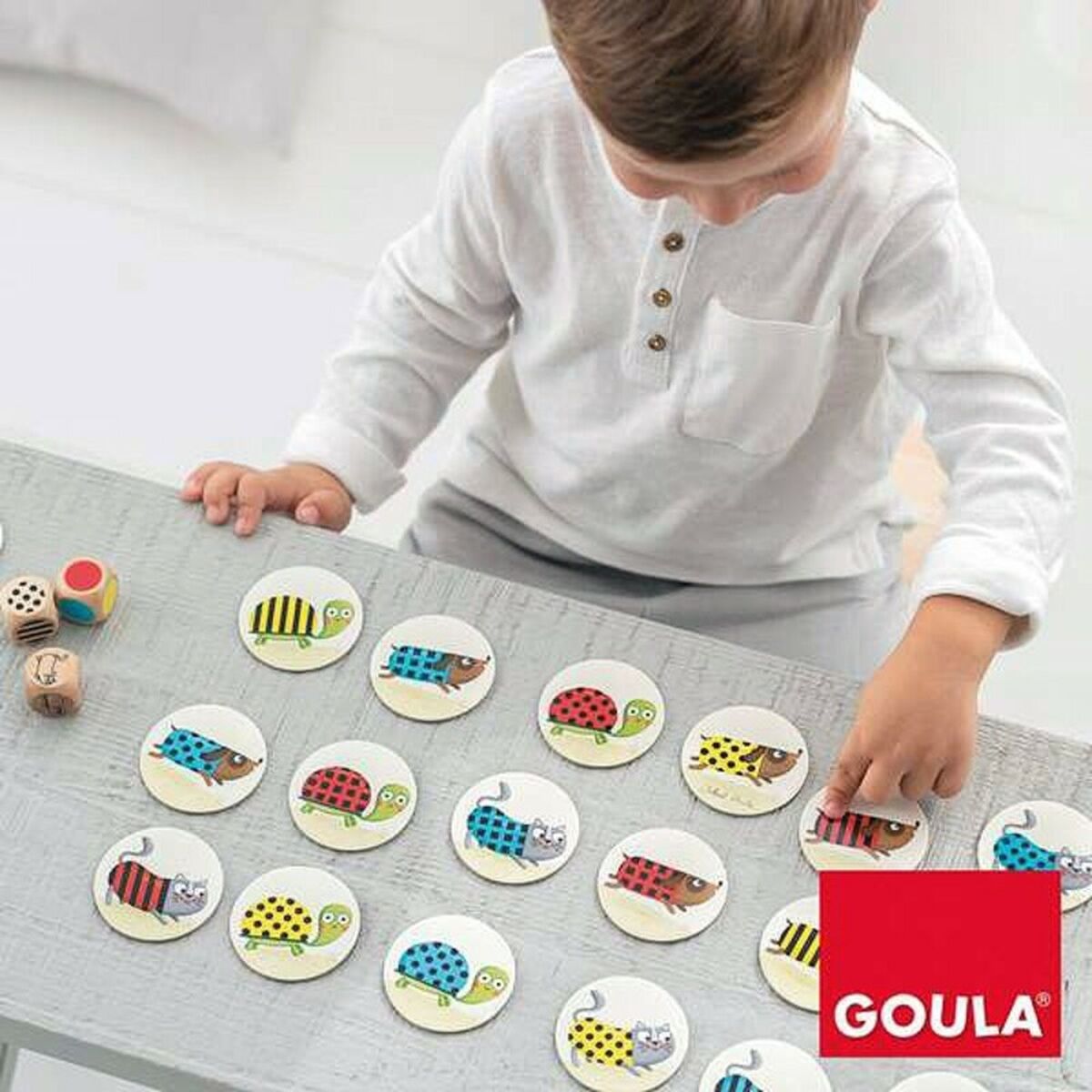 Joc de Memorie Catch it Goula 53446 (30 pcs) (ES) - Bebelus, Jucăriile copilăriei timpurii