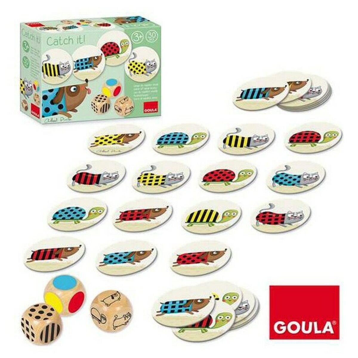 Joc de Memorie Catch it Goula 53446 (30 pcs) (ES) - Bebelus, Jucăriile copilăriei timpurii