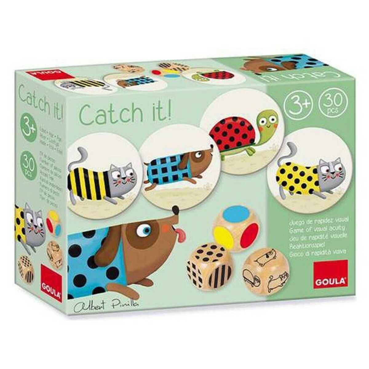 Joc de Memorie Catch it Goula 53446 (30 pcs) (ES) - Bebelus, Jucăriile copilăriei timpurii