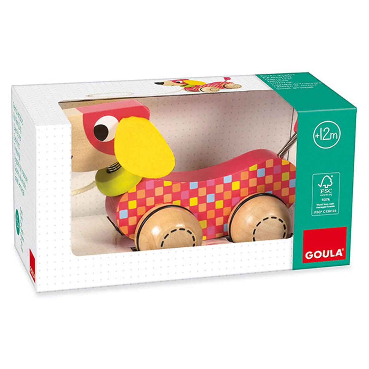 Jucărie educațională Goula Goula Lemn - Bebelus, Jucăriile copilăriei timpurii