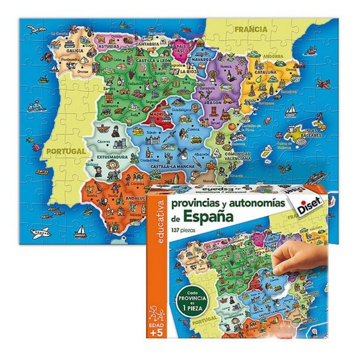 Joc Educativ Diset 68942 - Jucarii si jocuri, Jocuri și accesorii