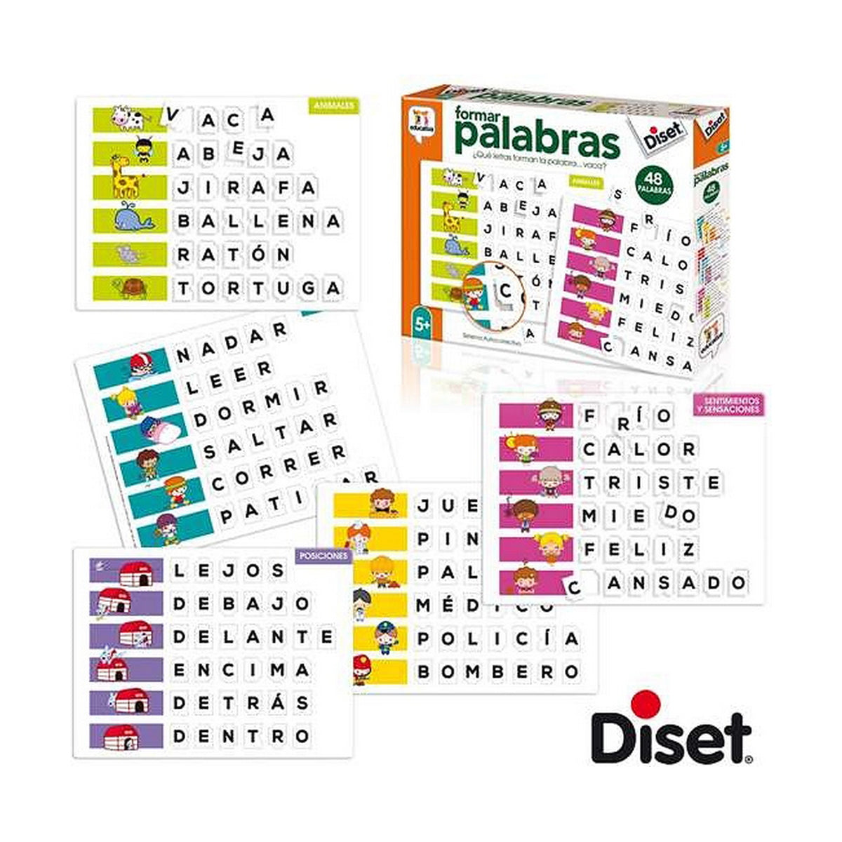 Joc Educativ Diset Create Words (ES) - Jucarii si jocuri, Jocuri și accesorii