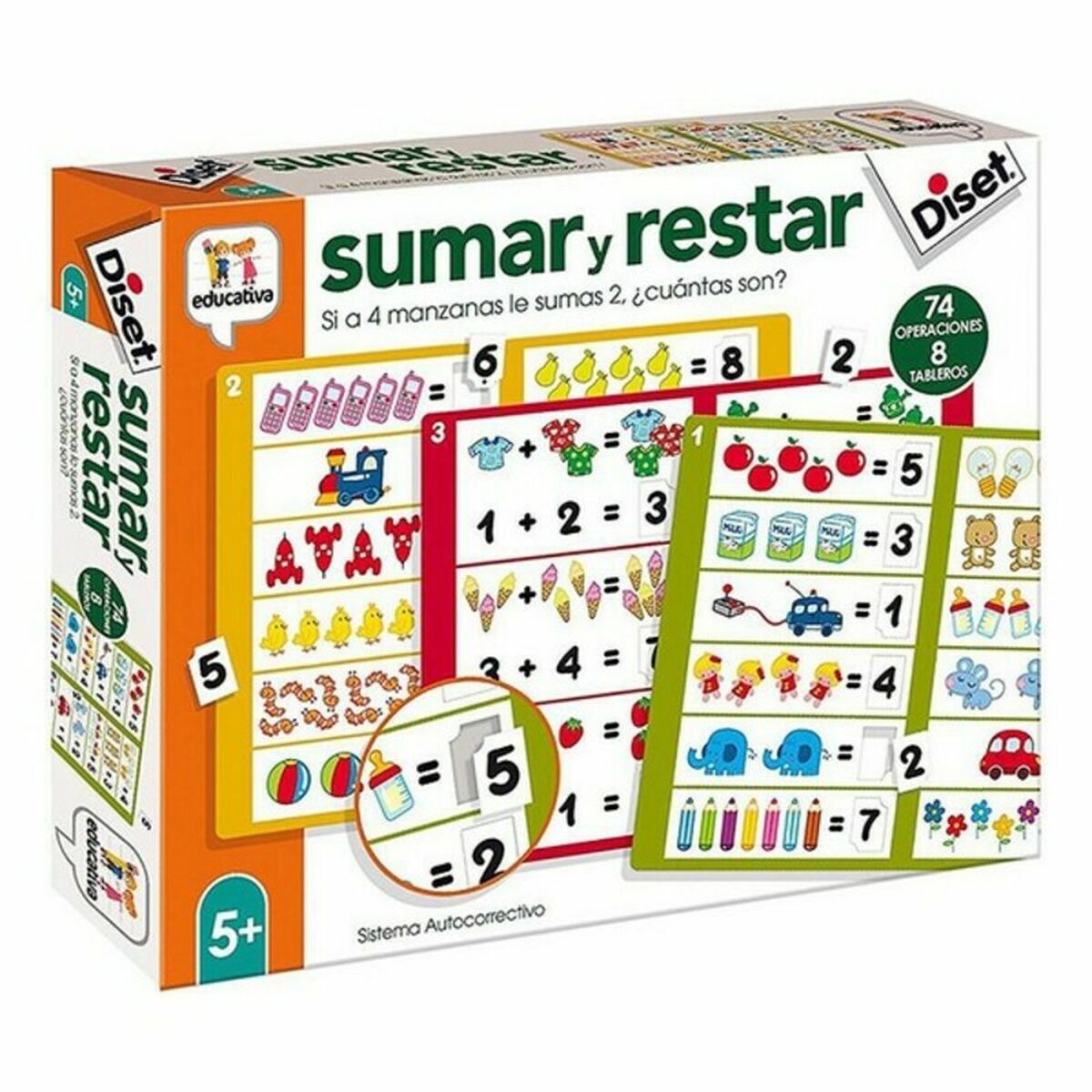 Joc Educativ Sumar y Restar Diset (ES) - Jucarii si jocuri, Jocuri și accesorii
