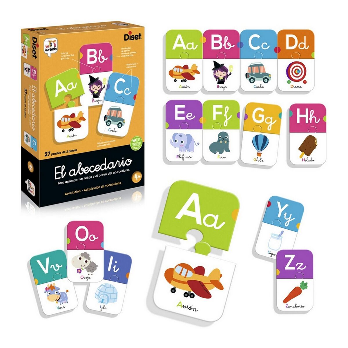 Joc Educativ Diset El Abecedario 54 Piese - Jucarii si jocuri, Jocuri și accesorii