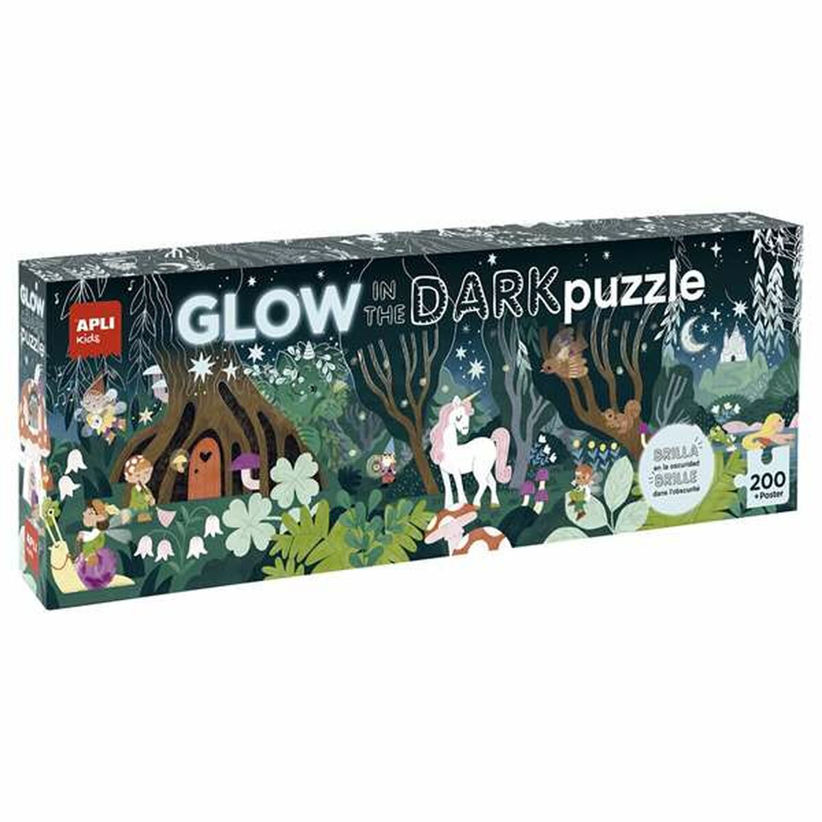 Puzzle Apli Glow In The Dark 200 Piese - Jucarii si jocuri, Puzzle-uri și puzzle-uri