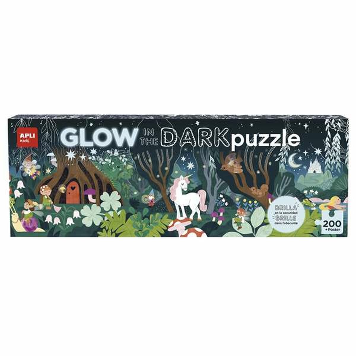 Puzzle Apli Glow In The Dark 200 Piese - Jucarii si jocuri, Puzzle-uri și puzzle-uri