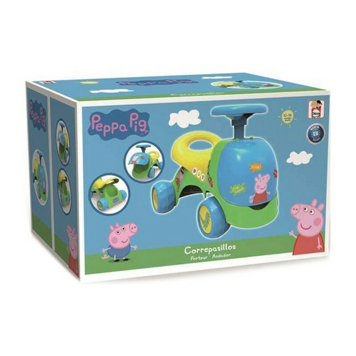 Mașină-Premergător Peppa Pig Multicolor (10+ luni) - Jucarii si jocuri, În aer liber și sport