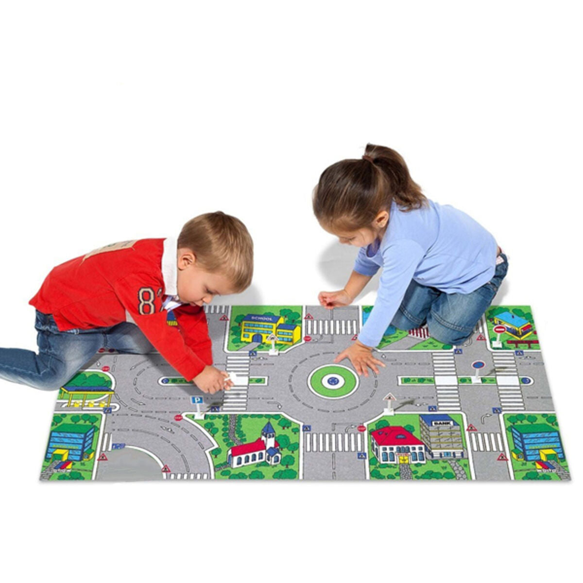 Covor Traffic Moltó (124 x 60 cm) - Jucarii si jocuri, Jocuri și accesorii