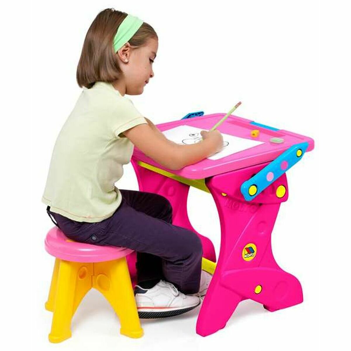Birou Moltó Magnetic Roz - Jucarii si jocuri, Activități creative