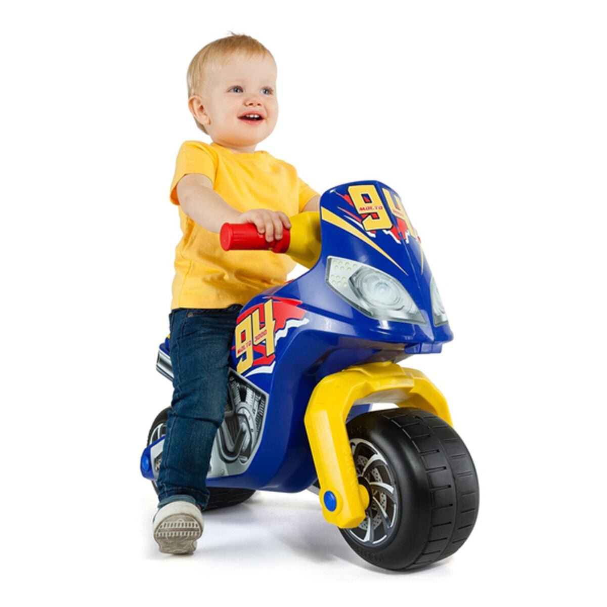 Mașină-Premergător Moto Cross Race Moltó Albastru (18+ Luni) - Jucarii si jocuri, În aer liber și sport